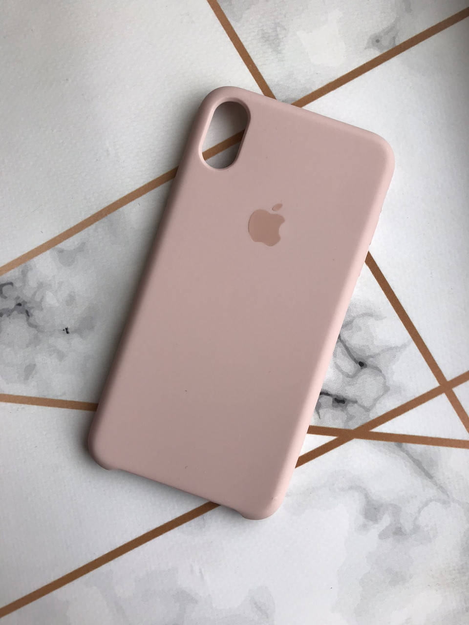 

Силиконовый чехол Silicone Case для iPhone XS MAX Коричневый