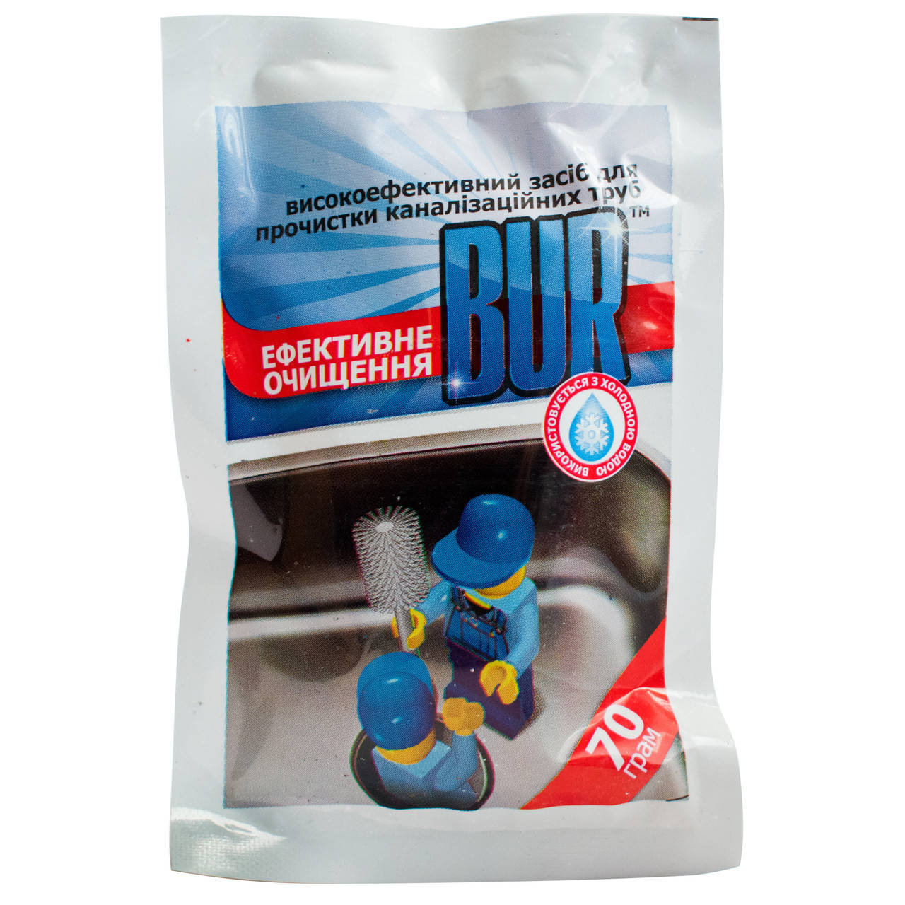 

Средство для прочистки труб Бур 70 г