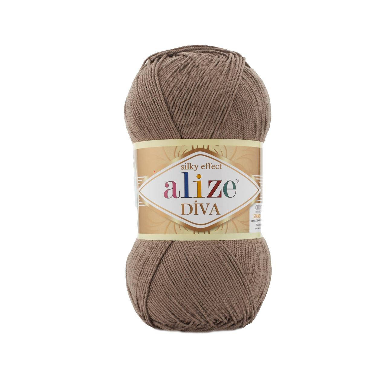 

Alize Diva кофе с молоком № 688