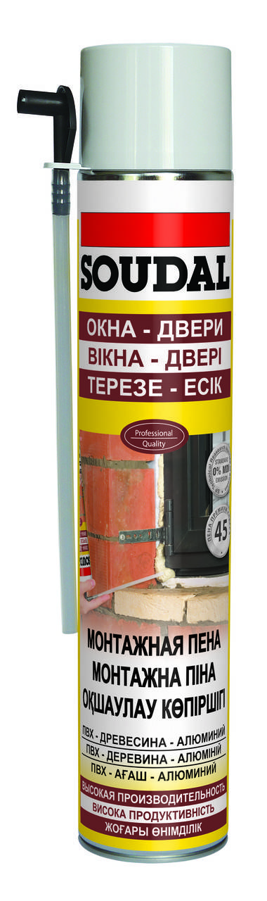 

Пена монтажная ручная SOUDAL 45 300 мл