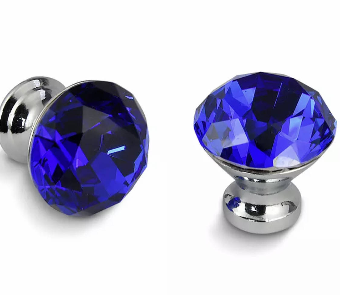 

Меблевий Кристал Ромашка Синій 2806 -30мм