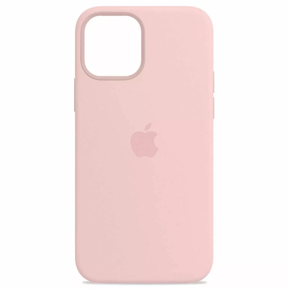 

Силиконовый чехол Silicone Case для Apple iPhone 12 Pro Max 6.7"/ Айфон 12 Про Макс Светло-розовый