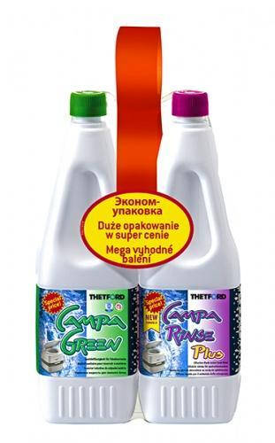 

Жидкость для биотуалета Duopack Campa Green и Campa Rinse Plus, 1,5 л