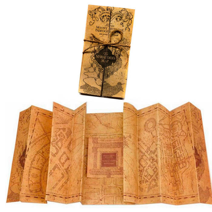 

Карта Мародеров из Гарри Поттер The Marauders Map (7653)