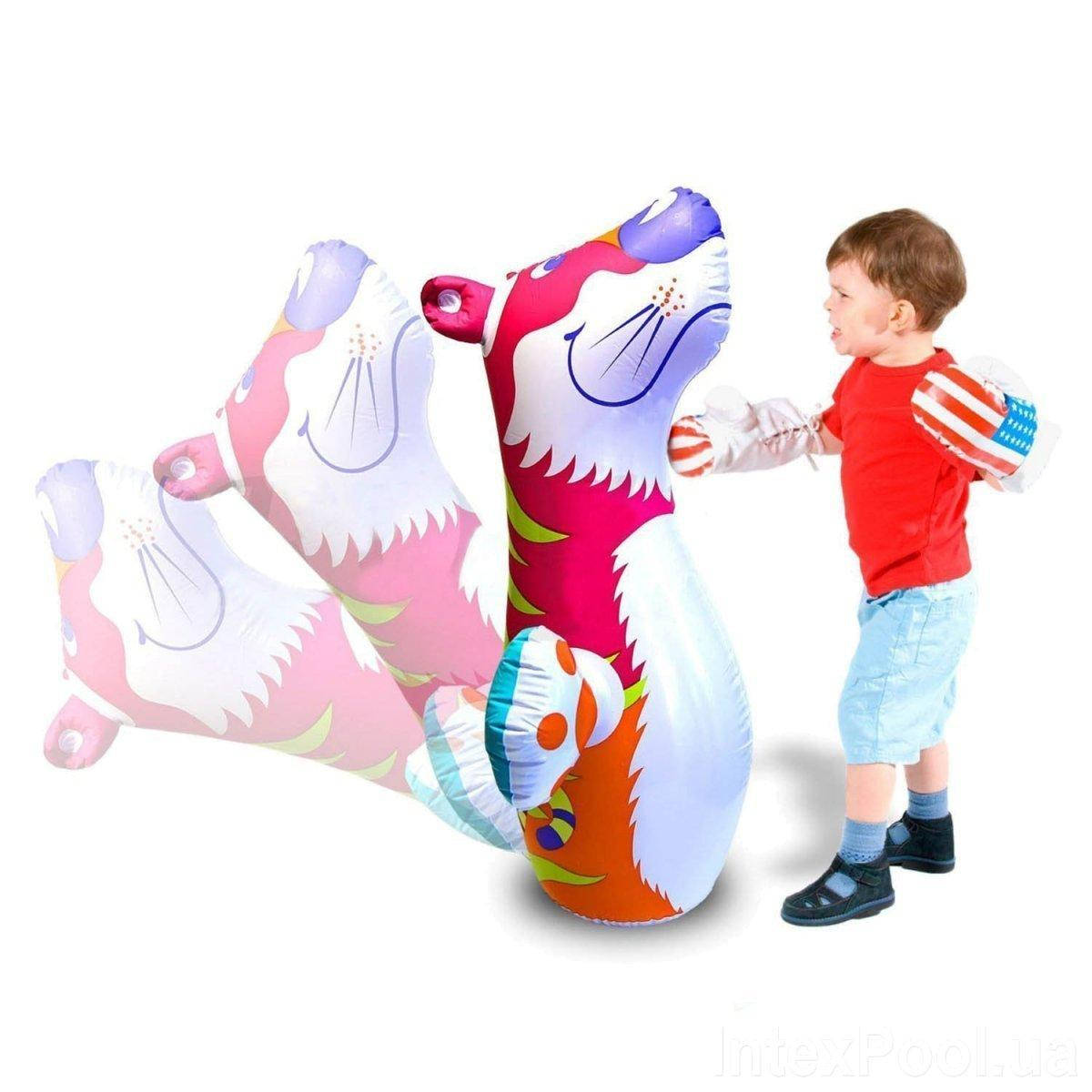 

Надувная игрушка - неваляшка Intex Тигр, 98х44 см, Фиолетовый