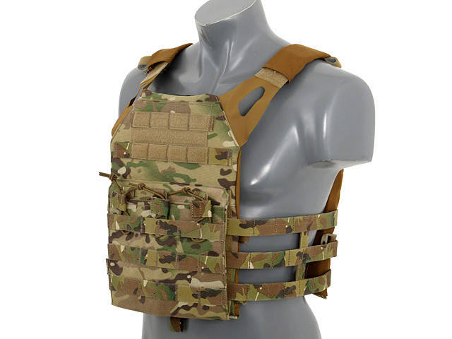 

Легкий Jump Plate Carrier с имитацией баллистических пластин - Multicam [EM] (для страйкбола)