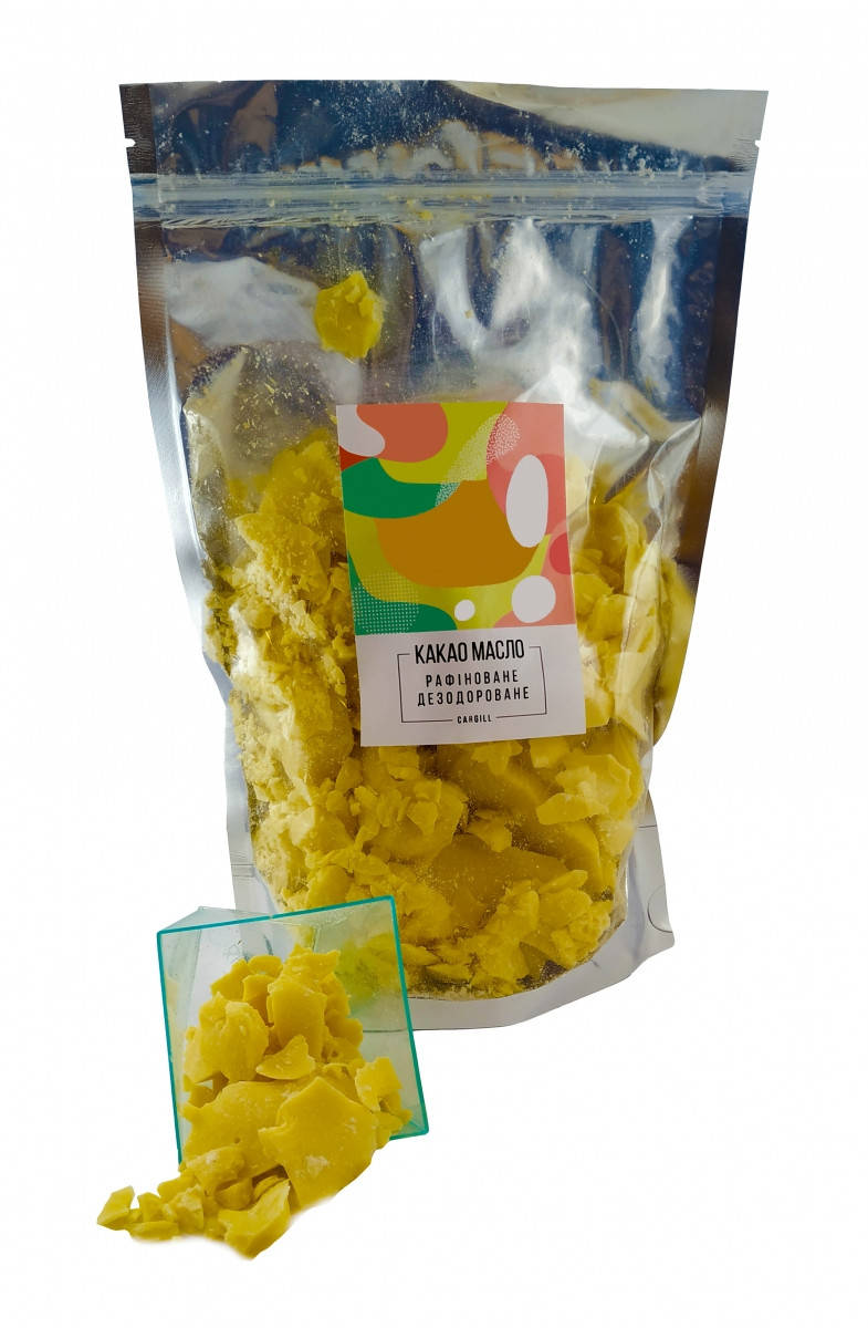 

Рафинированное какао масло дезодорированное 1 кг