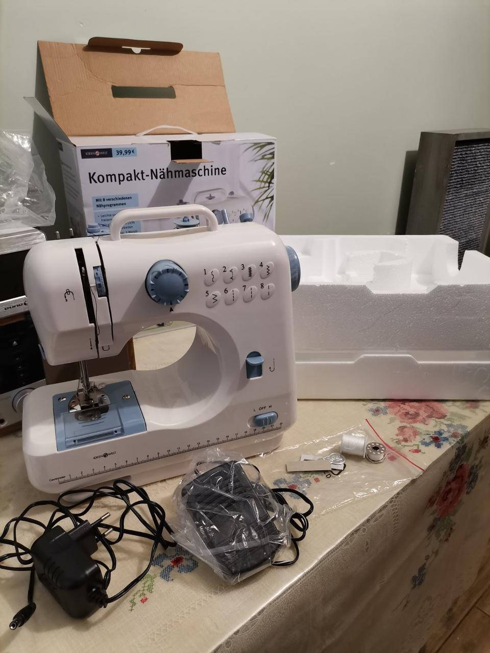 

Немецкая швейная машинка Germany ideen welt LD/01084 цвет бело/синий