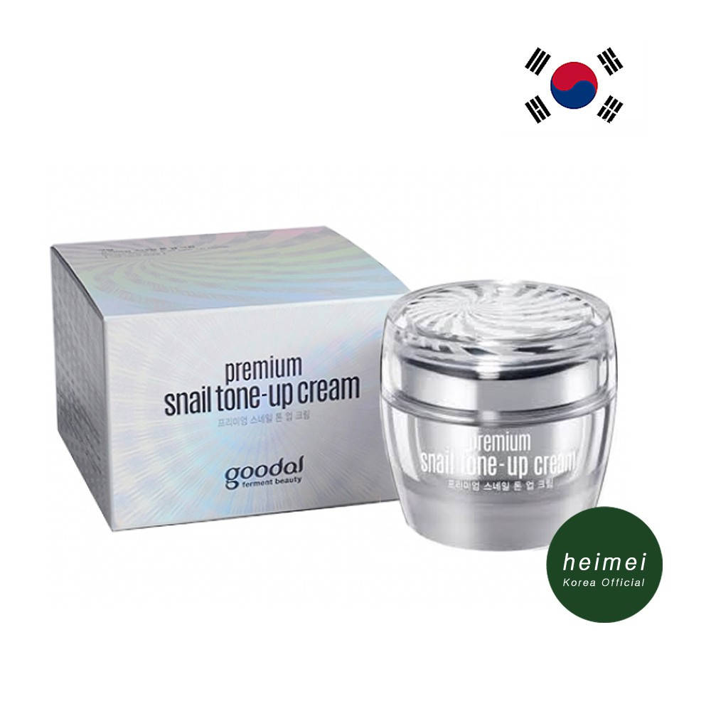 

Осветляющий крем для лица с муцином улитки Goodal Premium Snail Tone-Up Cream, 50мл