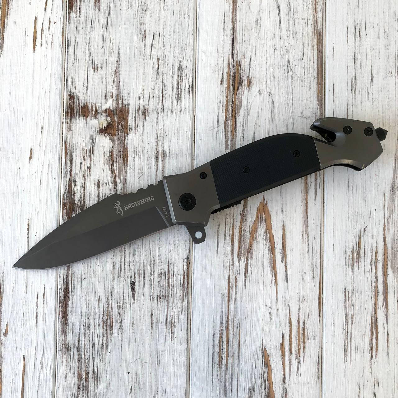 

Складной нож тактический Browning 23 см, Серый