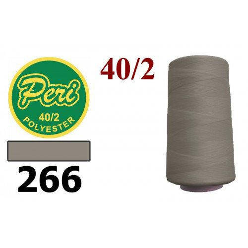 

Нитки для шиття, довжина 4000 яр.,колір 266, сіро коричневий світлий