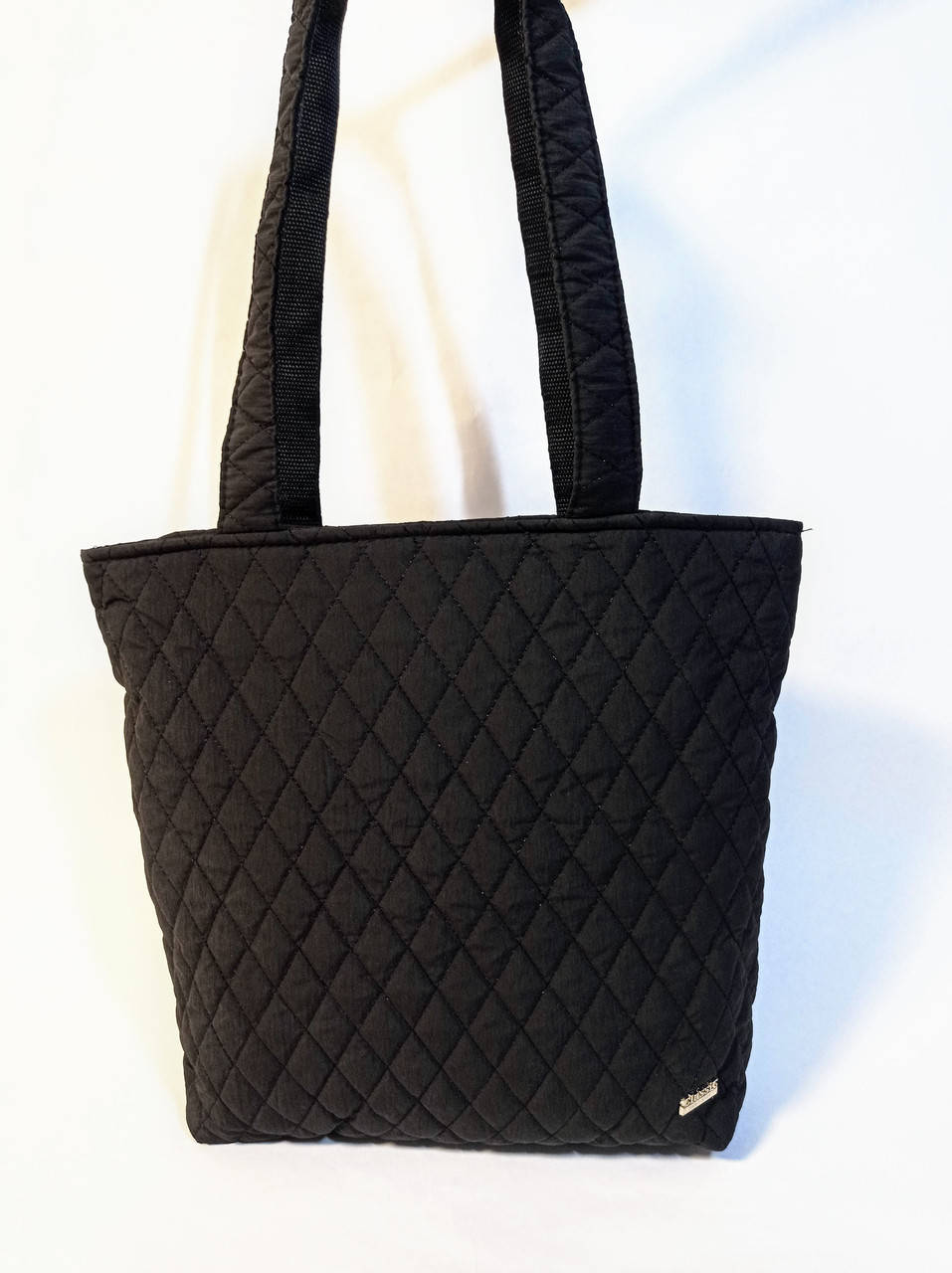 

Сумка женская стеганая 37*36см черная (200-667)