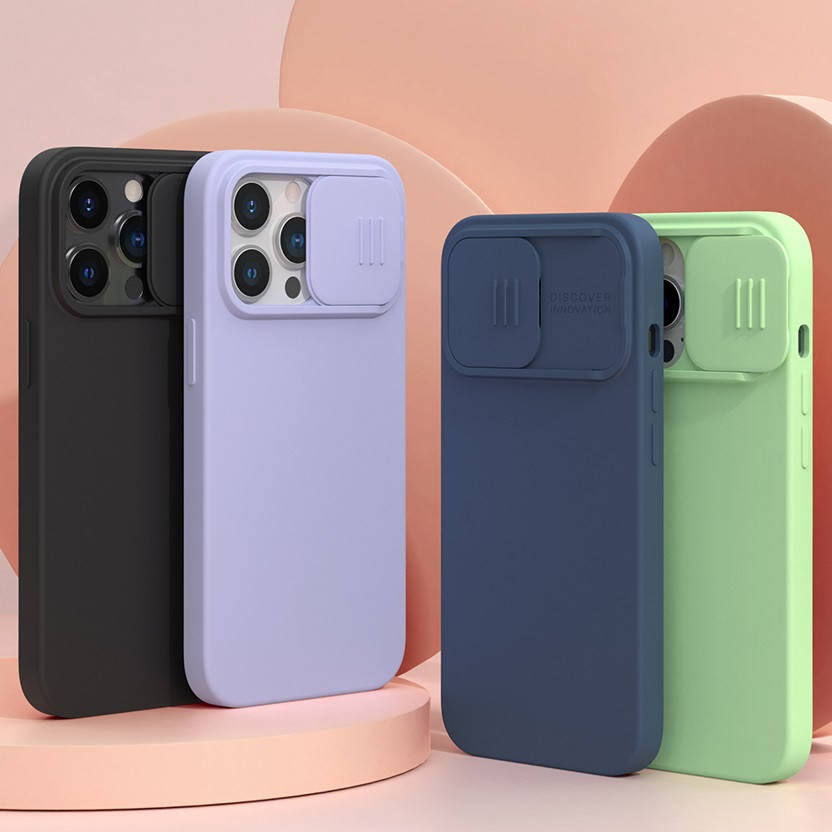 

Силиконовый чехол Nillkin CamShield Silky for Magsafe для iPhone 13 Pro