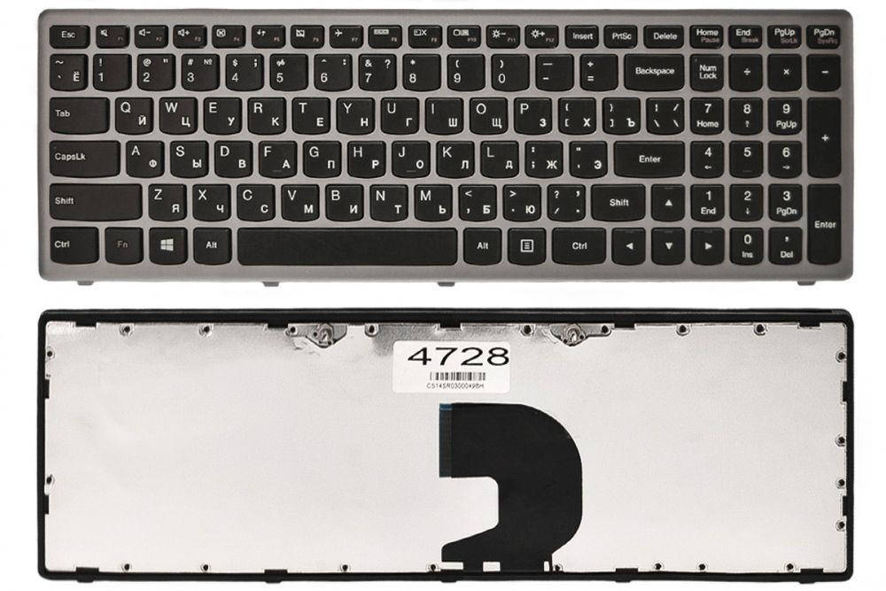 

Клавиатура Lenovo Z500, Черный
