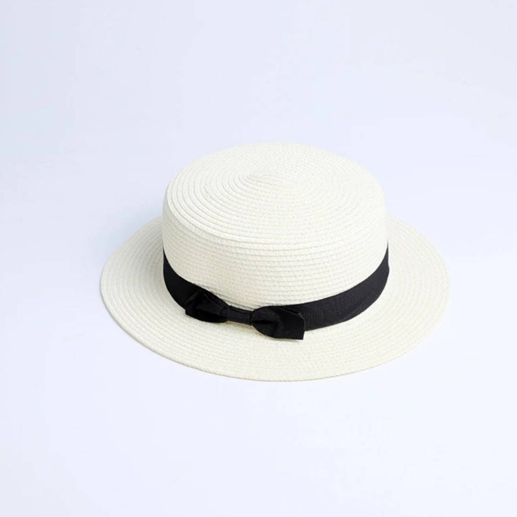 

Взрослая шляпка соломенная светлый белый