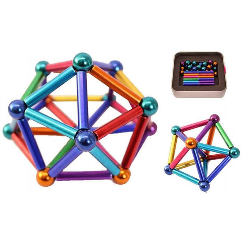 

Магнитный конструктор антистресс Magnastix Neo MIX COLOR