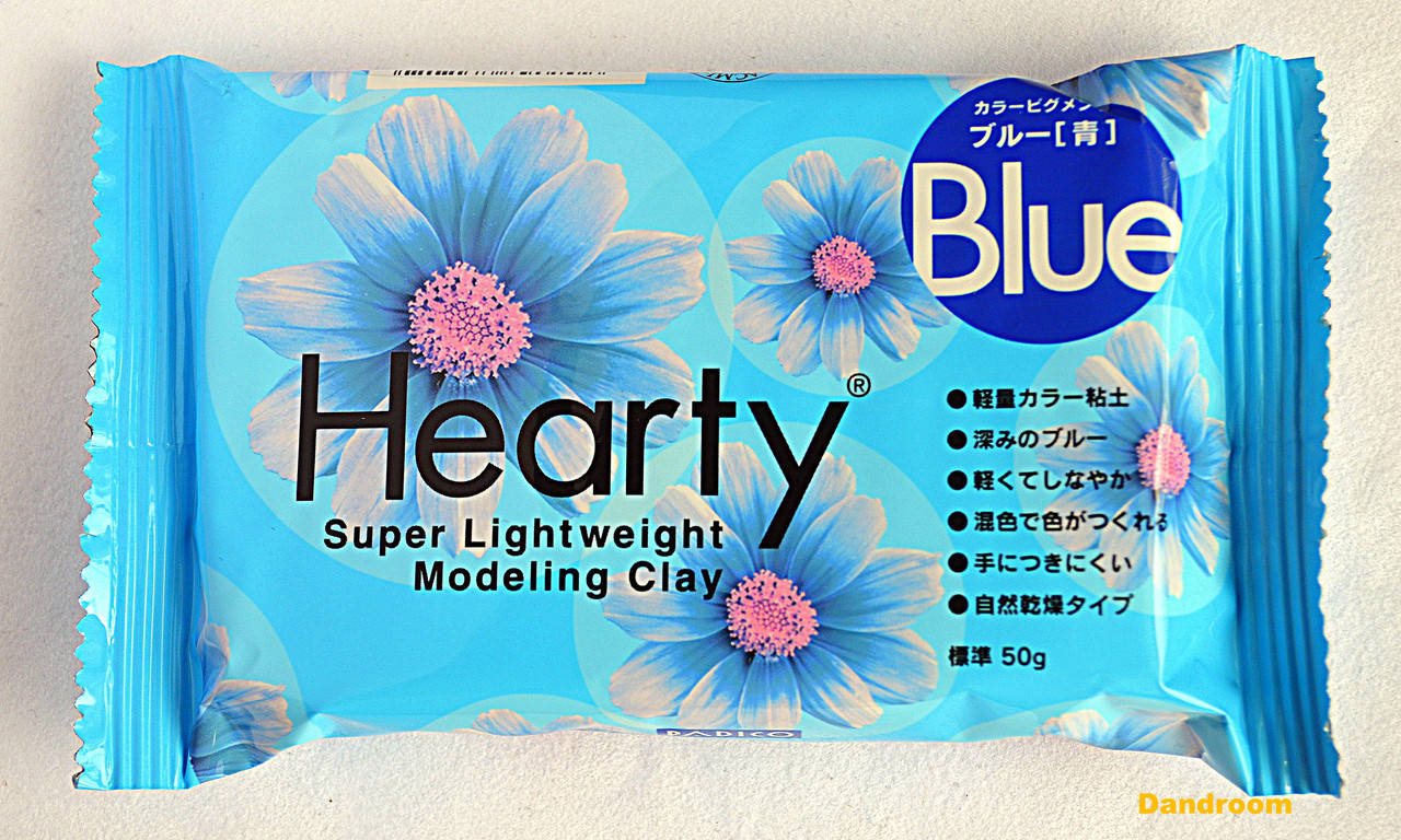 

Пластика самозатвердевающая Hearty, Голубая, 50 г, Padico, Голубой