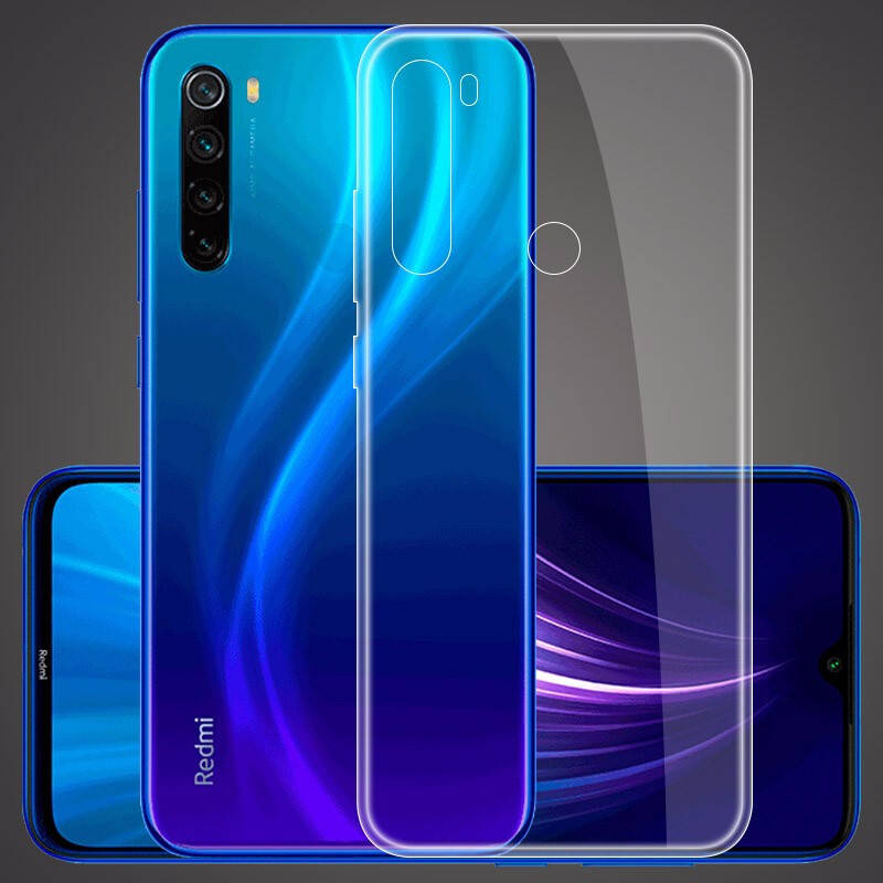

Ультратонкий 0,3 мм чехол для Xiaomi Redmi Note 8 прозрачный