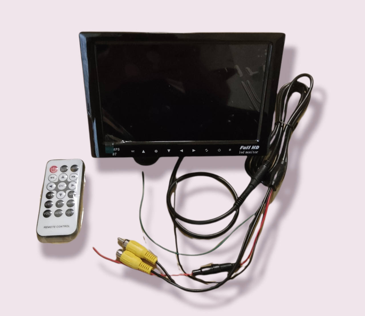 

Монитор 7 дюймов Full HD автомобиль для камеры заднего ВИДА . AV1/2 MP3/5 FM/BT