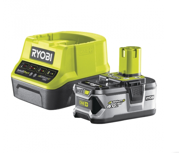 

Аккумулятор и зарядное устройство Ryobi ONE+ RC18120-140, 18В, 4.0 А/ч (5133003360)