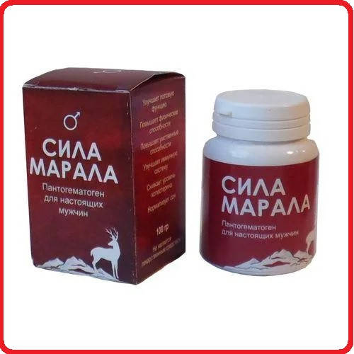 

Капсулы для потенции Сила Марала (пантогематоген) 10 шт