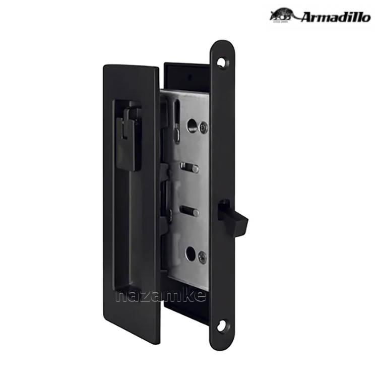 

Ручки для раздвижных дверей Armadillo SH011URB BL-24 черные, Черный