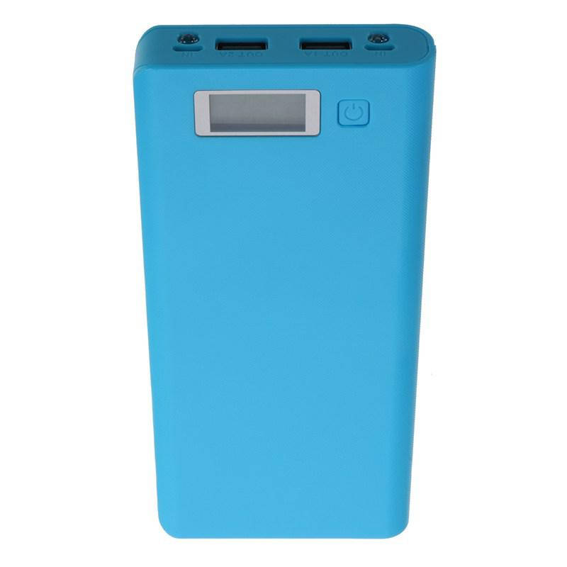 

Корпус для Power bank на 8 аккумуляторов 18650 (Синий)
