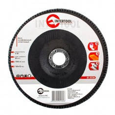 

Диск шлифовальный лепестковый 180x22 мм, зерно K80 INTERTOOL BT-0228