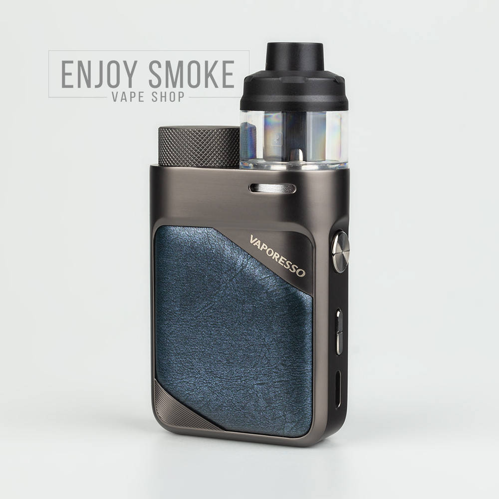 

Стартовый набор Vaporesso SWAG PX80 Kit (4ml) - Gunmetal Grey, Синий