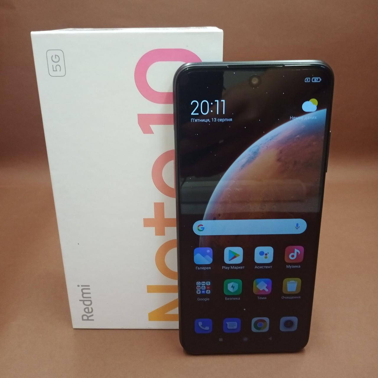 

Смартфон Xiaomi Redmi Note 10 5G 6/128GB, Black
