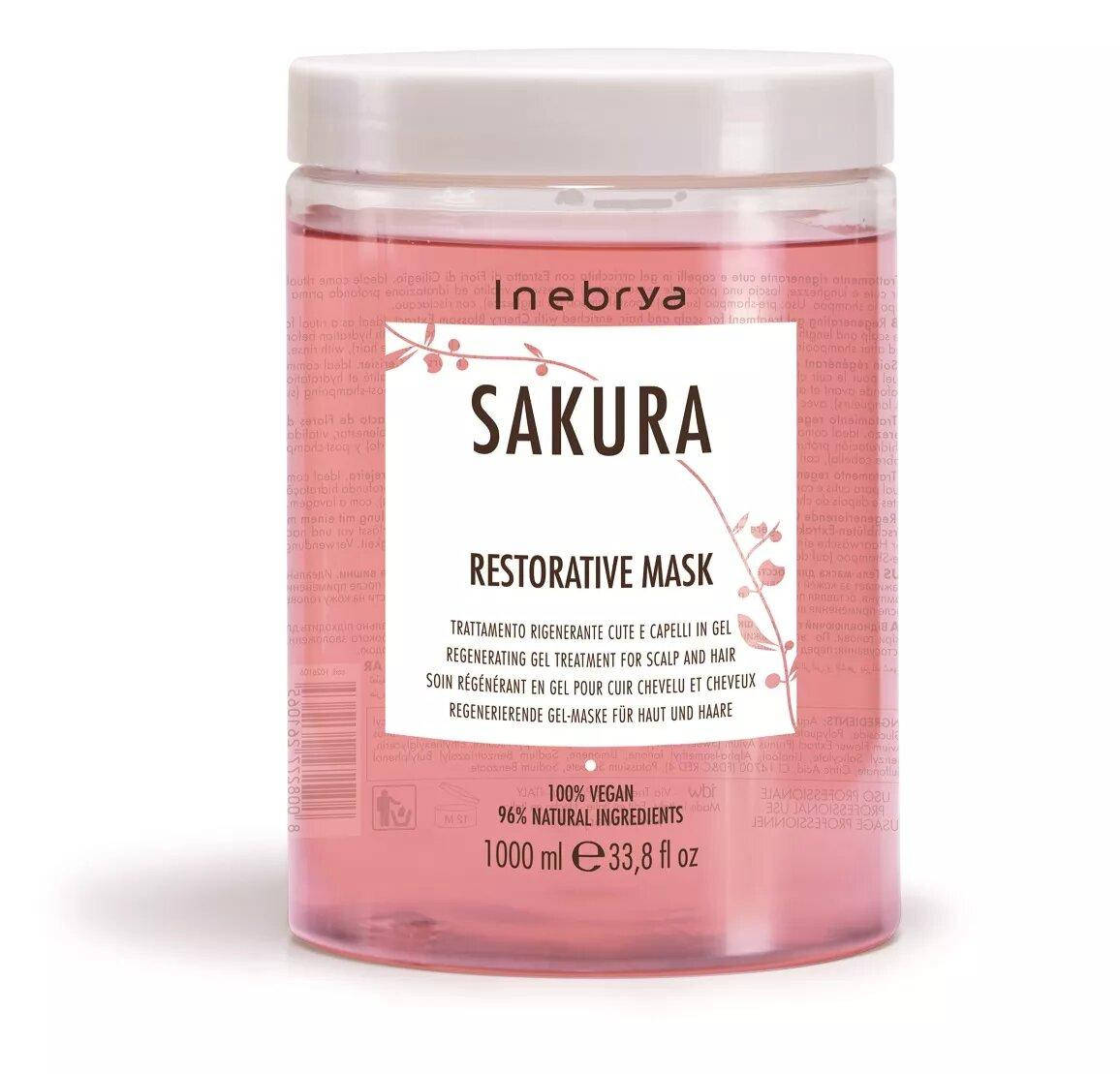 

Гелевая восстанавливающая маска Inebrya Sakura Restorative Mask 1000ml