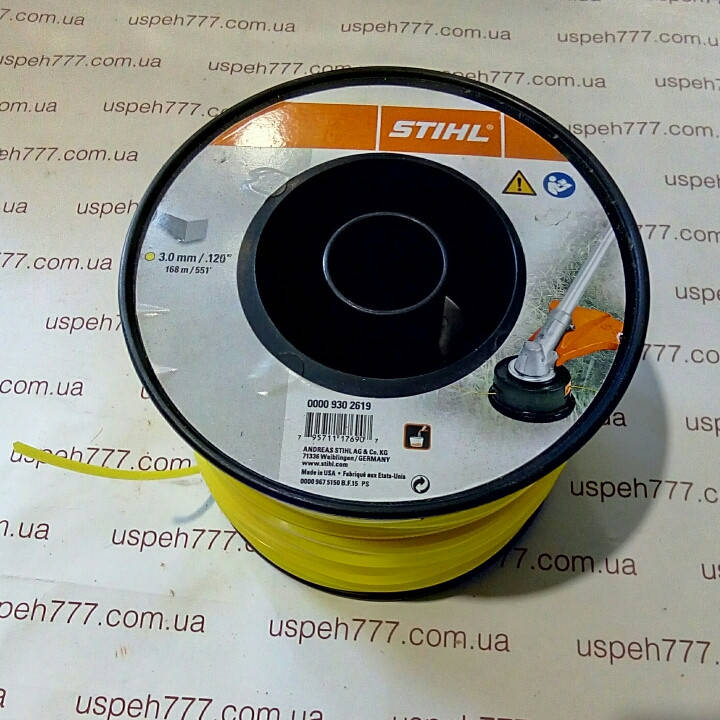 

Косильная струна STIHL d=3мм (квадр 168м) маленькая