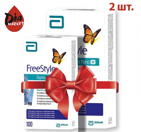 

Тест-полоски Фристайл Оптиум Нео Н (Freestyle Optium Neo H) - 2 упаковки по 100 шт.