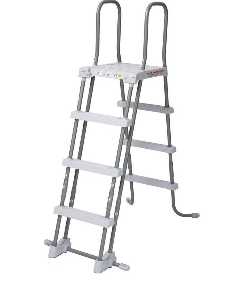 

Лестница для бассейна 122 см. со съемными ступеньками и площадкой