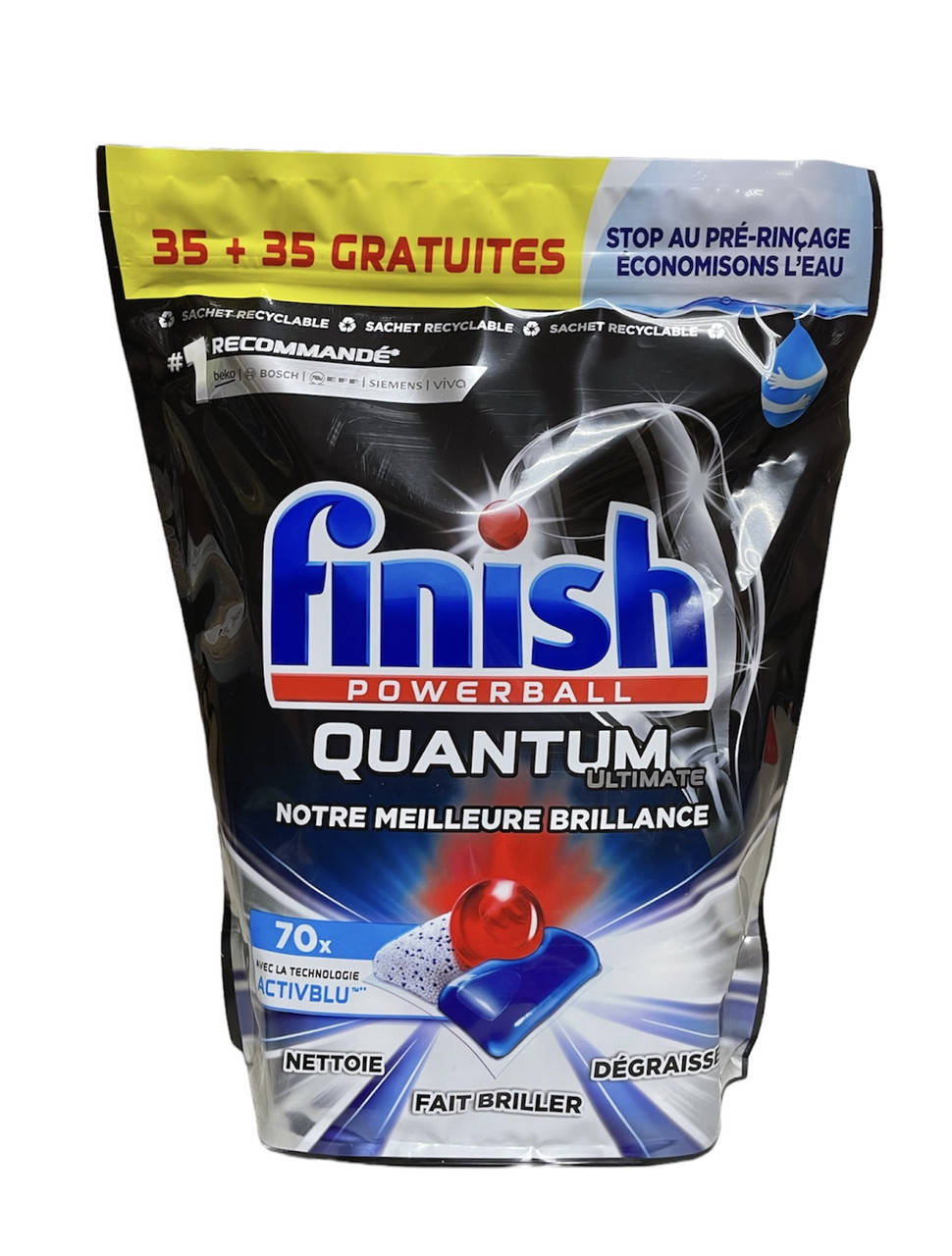 

Таблетки для посудомийних машин Finish Quantum Ultimate, 70 шт 3665468400105