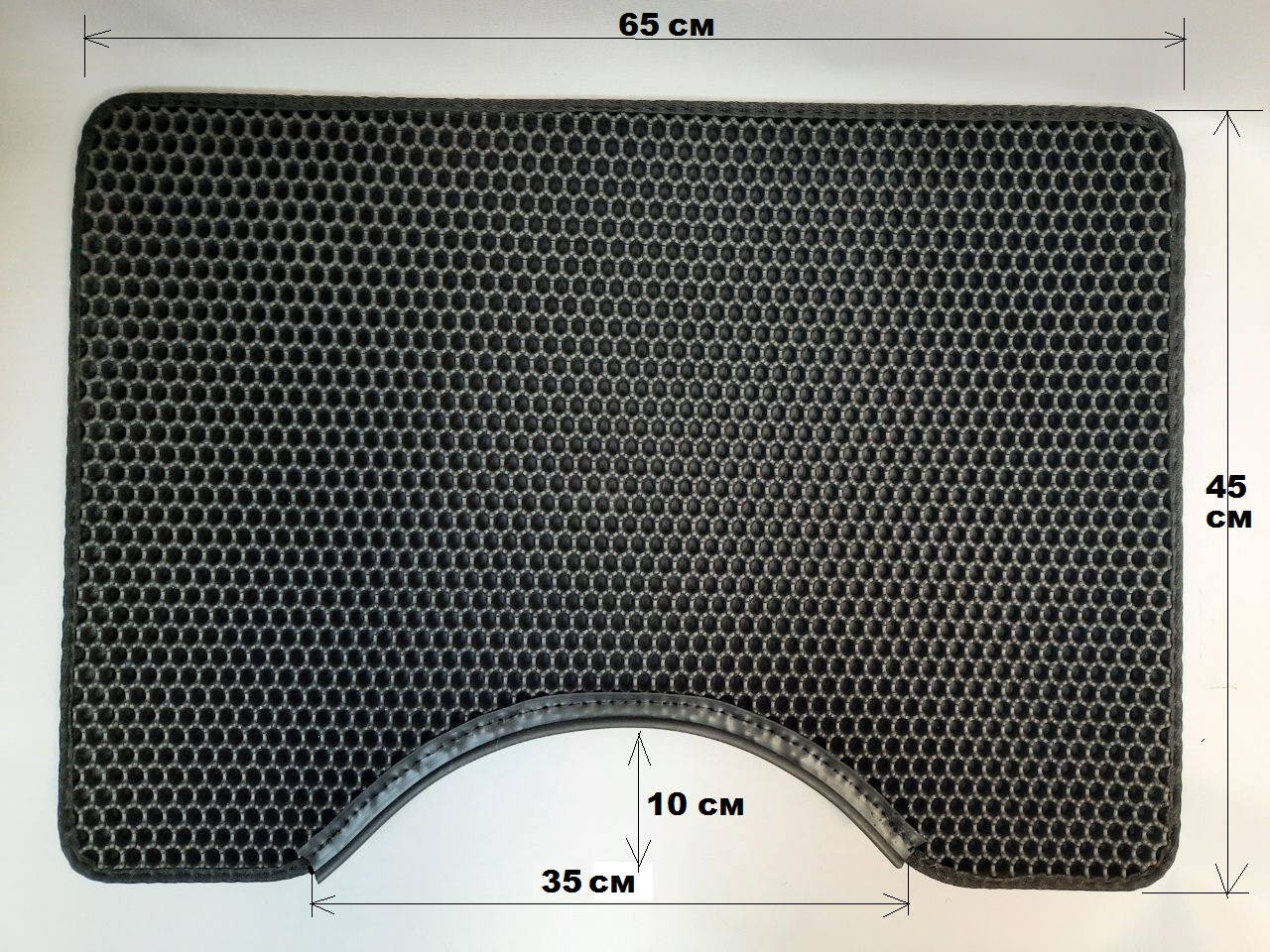 

Коврик для кошачьего туалета, лотка, двухслойный 65см * 45см с вырезом под лоток