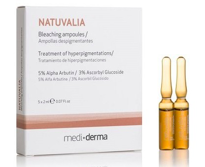 

Осветляющая сыворотка в ампулах Sesderma Natuvalia Bleaching Ampoules 5 x 2 мл