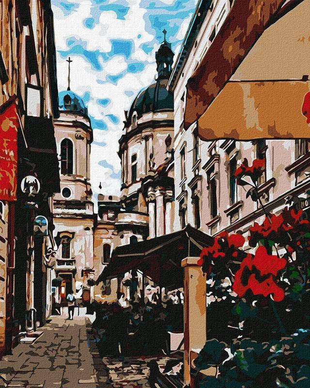 

Картина по номерам.Міський пейзаж "Чарівний Львів" 40*50см KHO3510