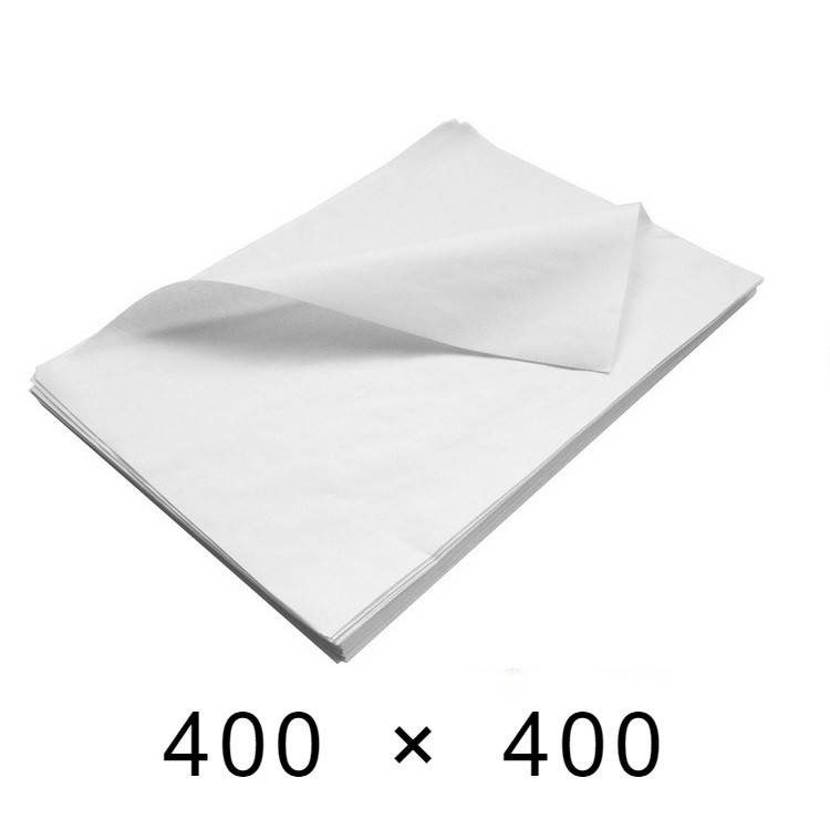 

Крафт-бумага белая в листах 40 грамм - 400 мм × 400 мм / 500 шт, Белый