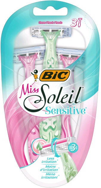 

Bic Miss Soleil станки для бритья Sensetive /3 лезвия/ 3шт
