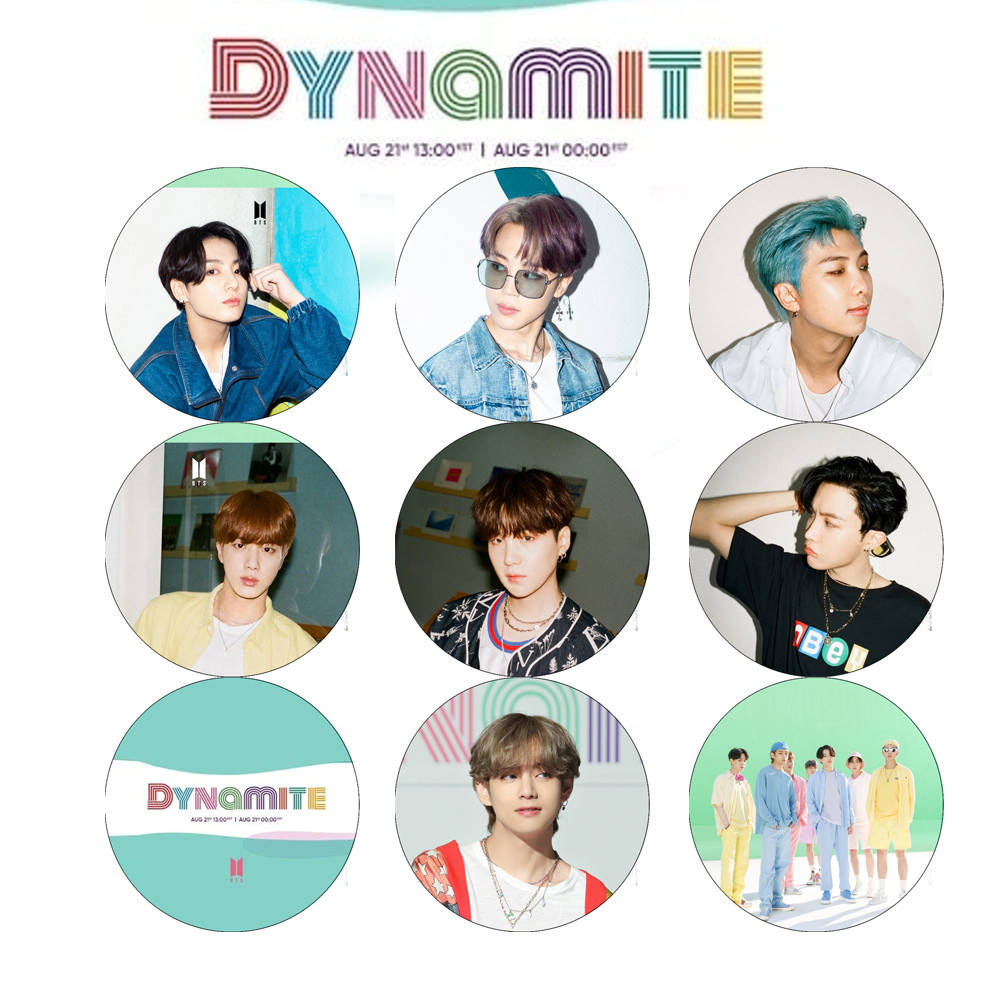 

Значок k-pop BTS Dynamite 1 шт (w022)