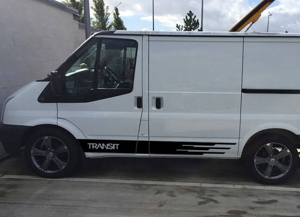

Полосы на авто 3D TUNING STUDIO Форд Транзит 1960х150х0.060мм=2штуки, Черный