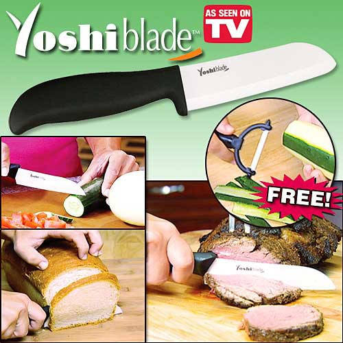 

Керамический нож Yoshi Blade (Йоши Блейд) + овощечистка