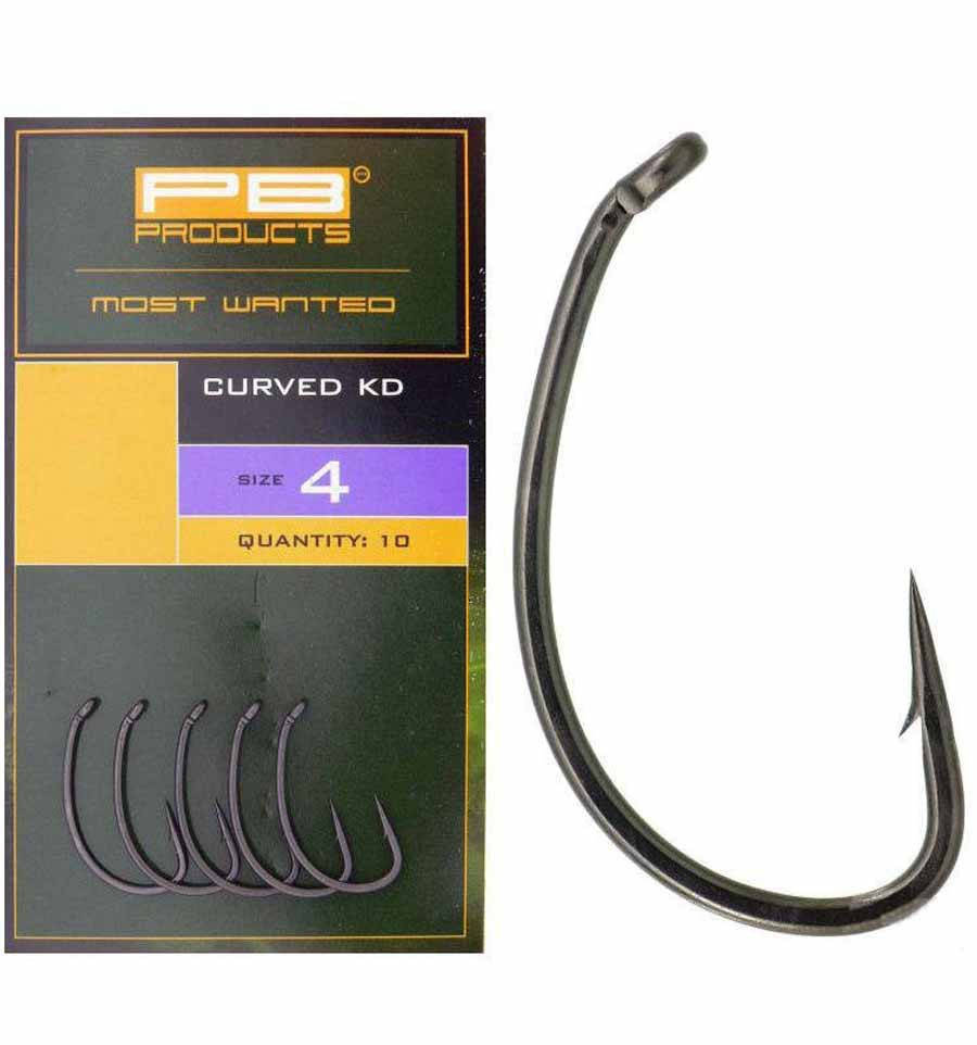 

Карповый крючок PB Products CURVED KD-hook DBF № 8