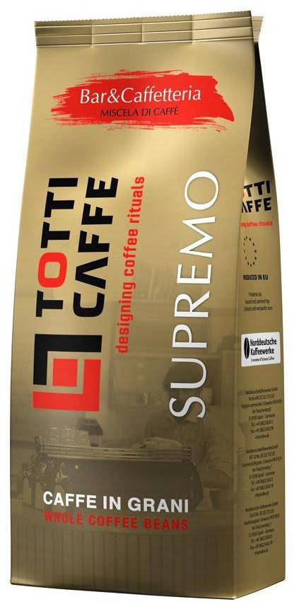 

Кофе в зернах Totti Caffe Supremo 1кг. Польша (Тотти золотой)