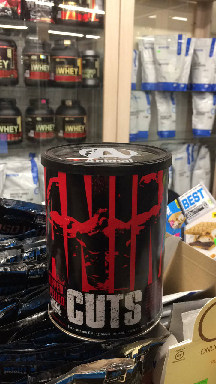 

Animal Cuts Universal Nutrition поштучно 1 пакетик packs жирозпалювач