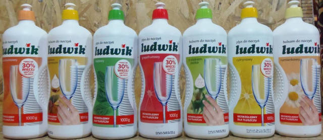 

Жидкость для мытья посуды ГРЕЙПФРУТ Ludwik 500 мл.