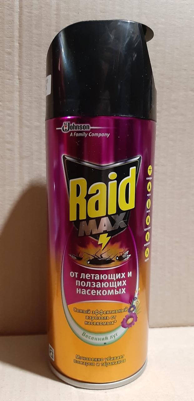 

Аерозоль Raid Max от летающих и ползающих 300ml