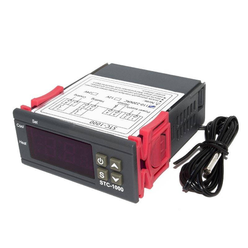 

Терморегулятор STC-1000 -50-100 °C, +/-1 °C, 220V, 10A, OEM