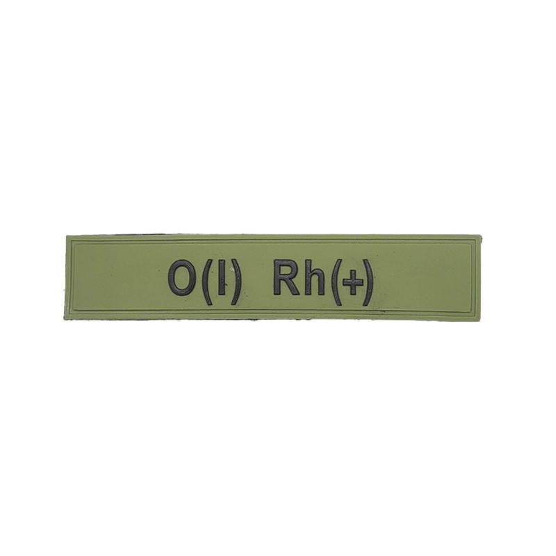 

Патч из ПХВ на липучке. Шевроны из ПХВ на липучке "группа крови O(I) Rh(+)"